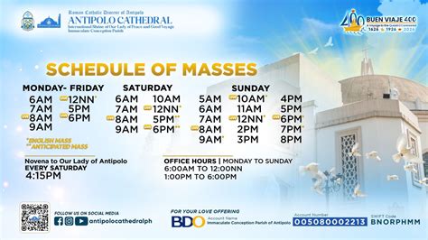 lipa cathedral live mass today|Mass Schedule .